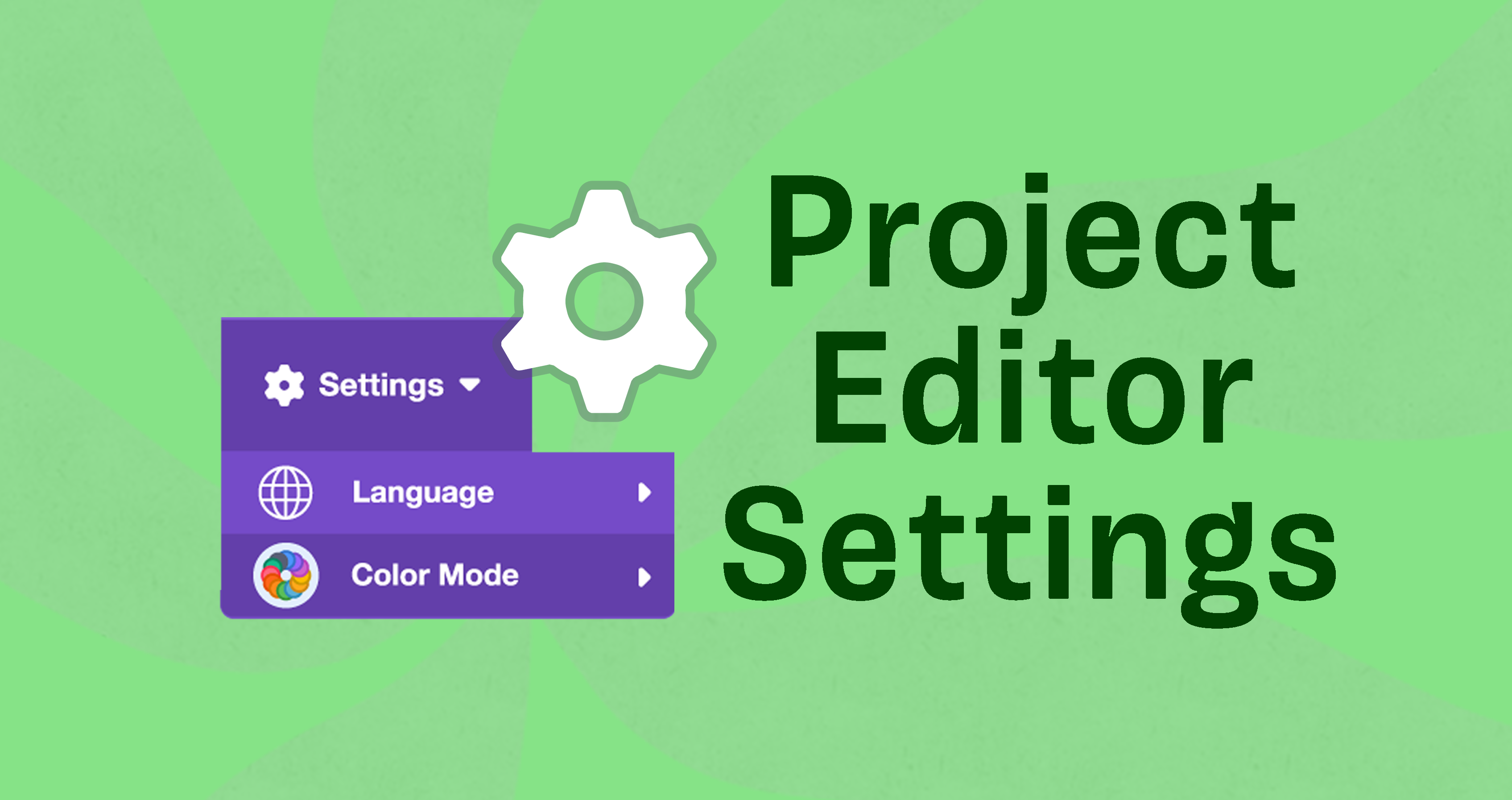 Scratch Project Editor Settings