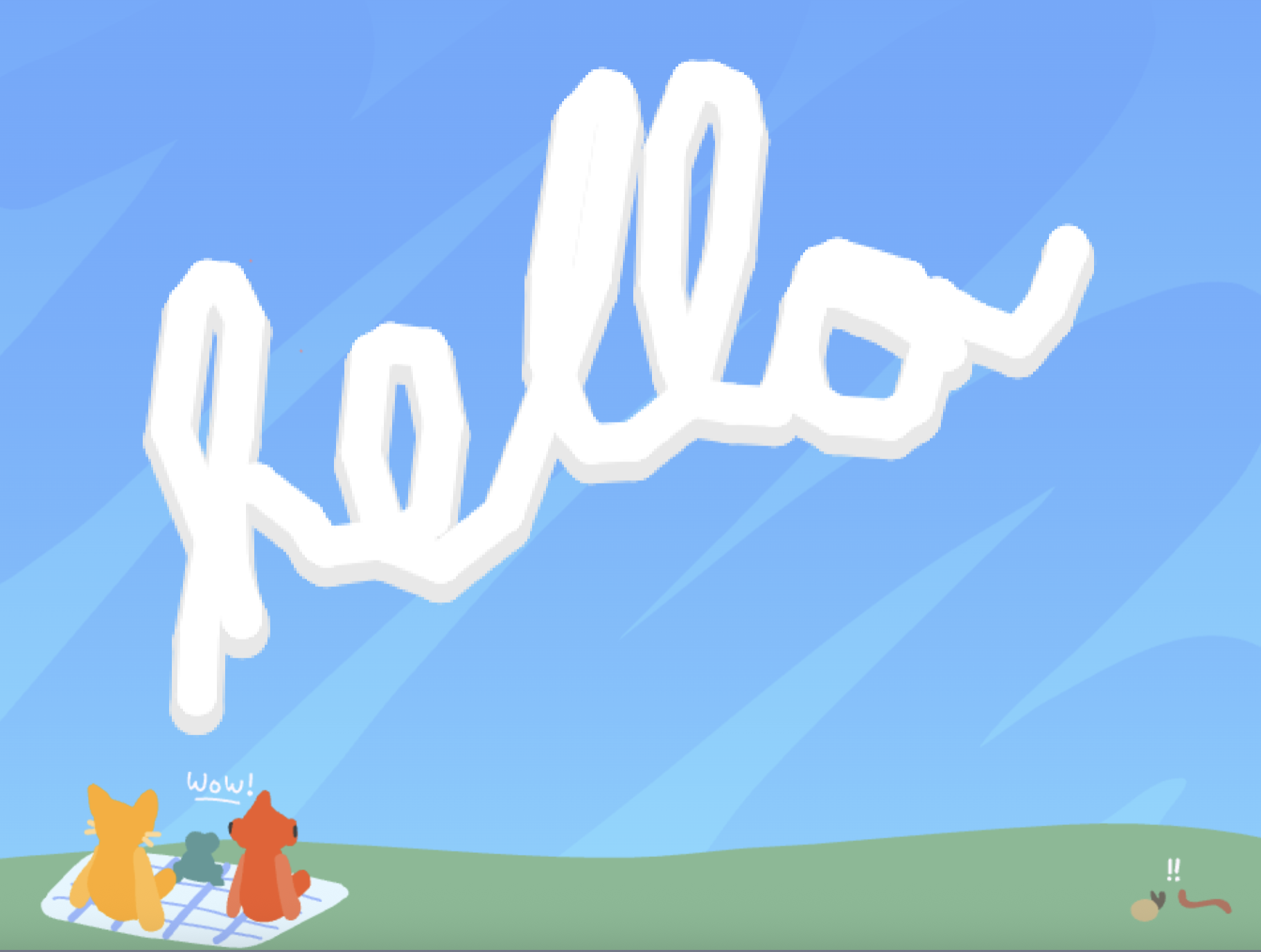 Transforming Clouds (Drawing Morpher)